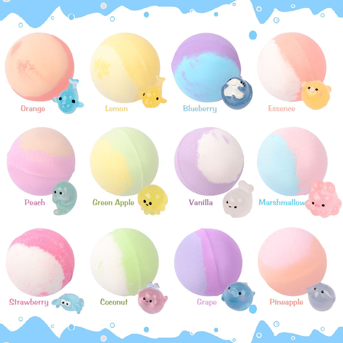 Ocean Bath Bombs - 12 Pack