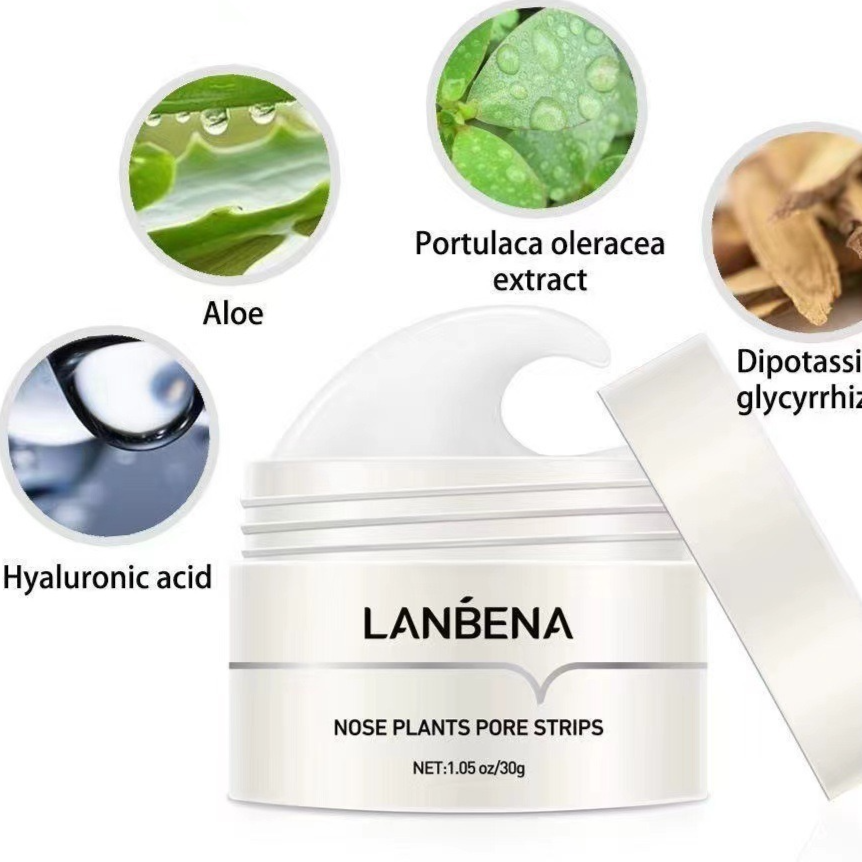 LANBENA Nose Mask with 60 Strips - 30g