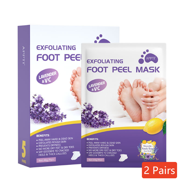 Lavender & Vitamin C Foot Peel Mask - 2 Pairs