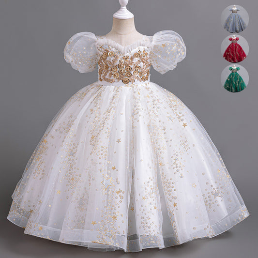 Girls Princess Tutu Party Dress