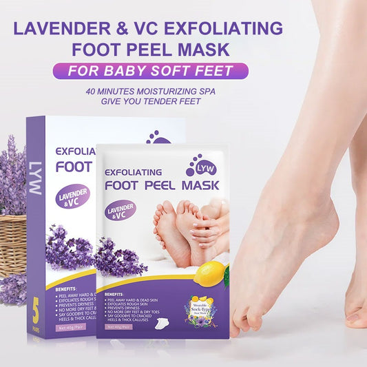 Lavender & Vitamin C Foot Peel Mask - 2 Pairs
