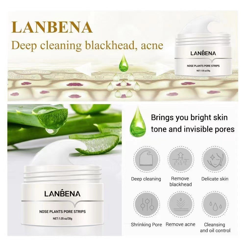 LANBENA Nose Mask with 60 Strips - 30g