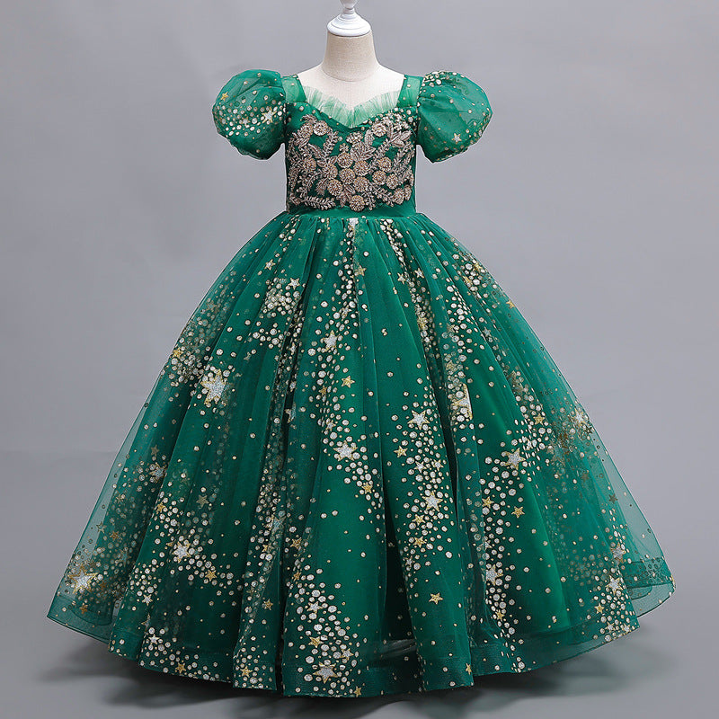 Girls Princess Tutu Party Dress